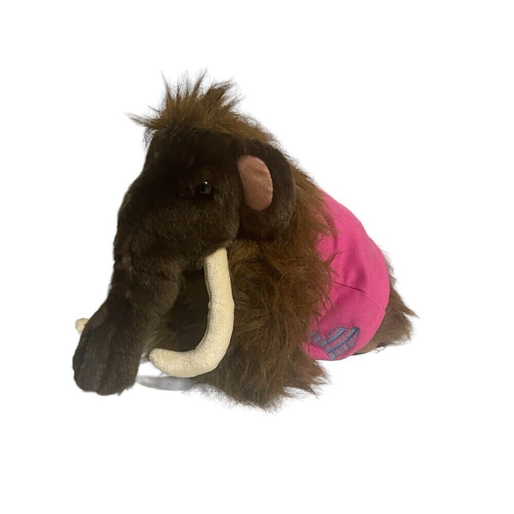 Woolly Mammoth Retired Build a Bear Workshop with outfit Plush Animal Toy 17”